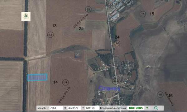 Продава земеделска земя, с. опанец, област добрич