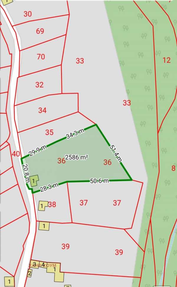 Продава парцел, с. велчево, област ловеч