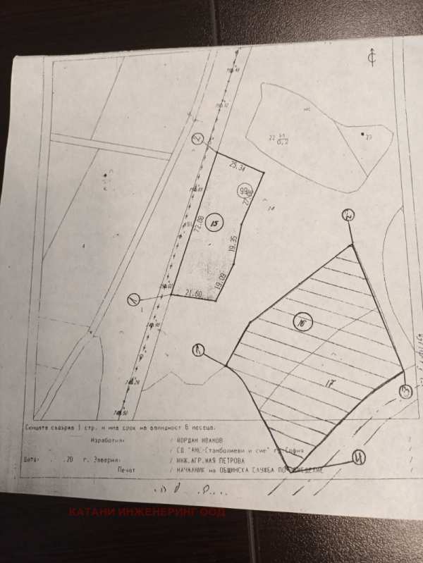 Продава парцел, с. косача, област перник