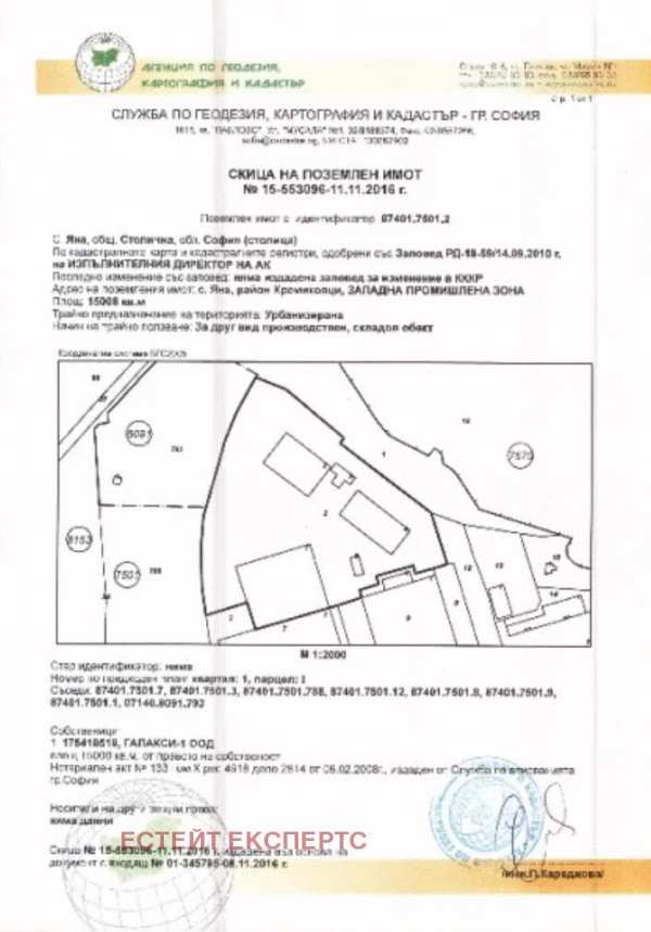Продава пром. помещение, гр. софия, с. яна