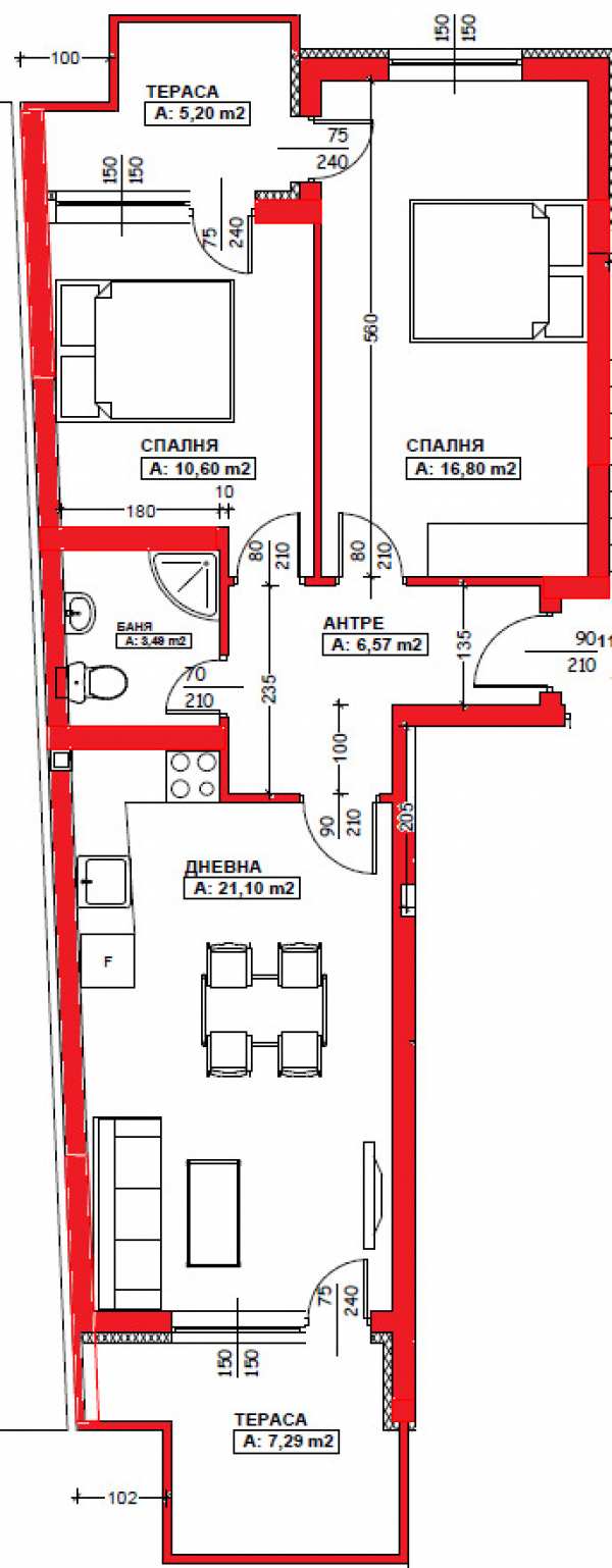 Продава 3-стаен, гр. благоевград, широк център