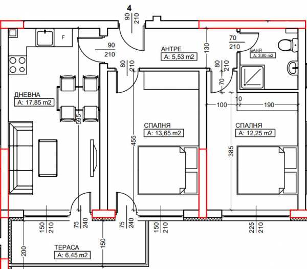 Продава 3-стаен, гр. благоевград, еленово 1
