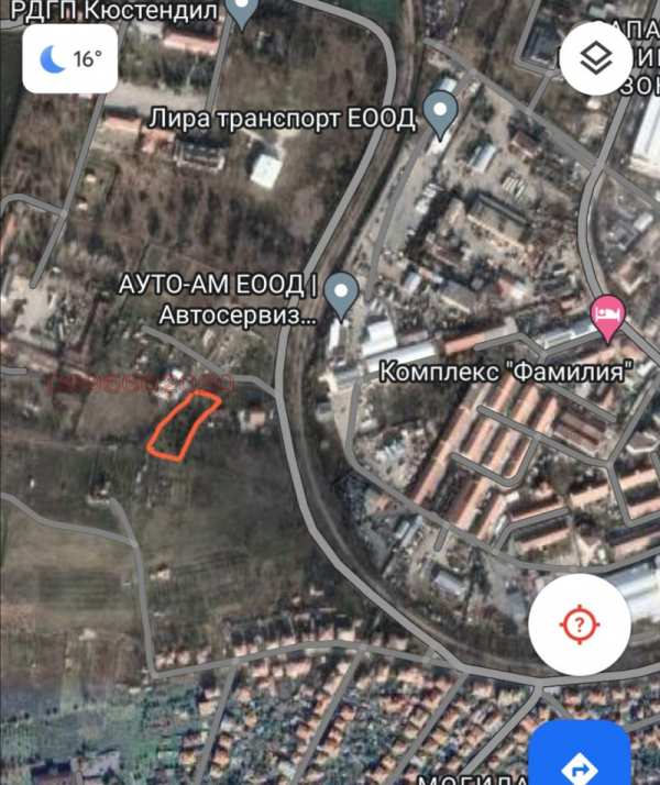 Продава парцел, гр. кюстендил, могилата