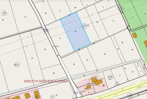 Продава парцел, с. хрищени, област стара загора