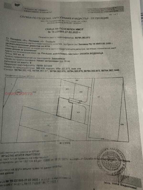 Продава парцел, гр. пловдив, беломорски