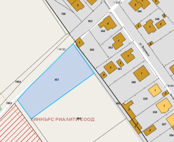 Продава парцел, гр. бургас, ветрен