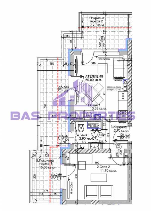 Продава ателие, таван, гр. софия, люлин 5