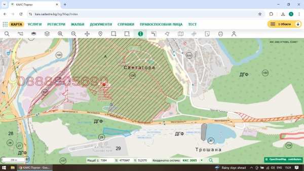 Продава парцел, гр. велико търново, света гора