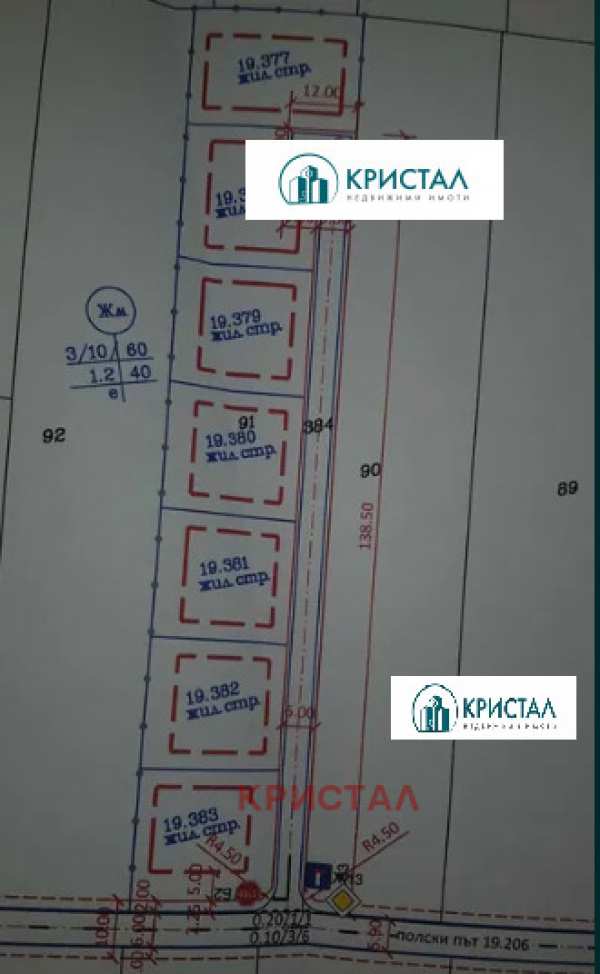 Продава парцел, с. първенец, област пловдив