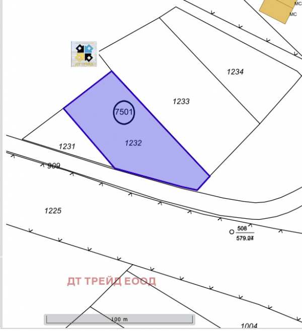 Продава парцел, с. яна, област софия-град