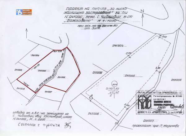 Продава парцел, с. чибаовци, област софия област
