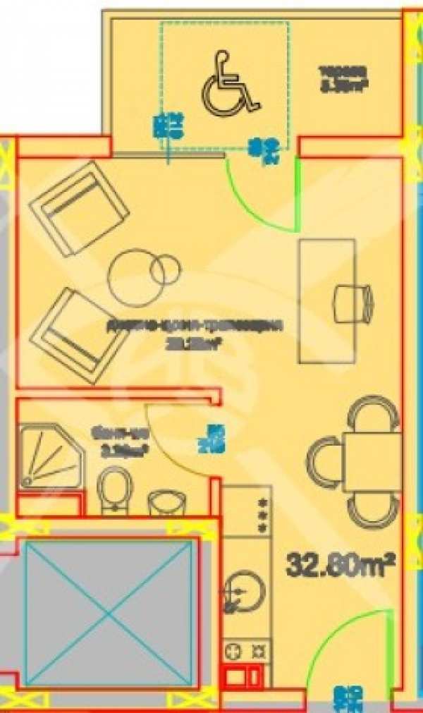 Продава 1-стаен, гр. бургас, област бургас