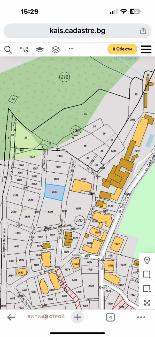 Продава парцел, гр. велинград, област пазарджик