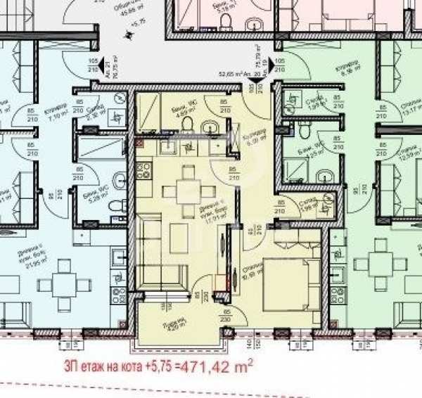 Продава 2-стаен, гр. велико търново, зона б