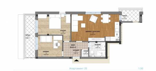 Продава 3-стаен, гр. асеновград, област пловдив