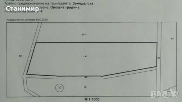 Парцел /земеделска земя/ - село войнежа