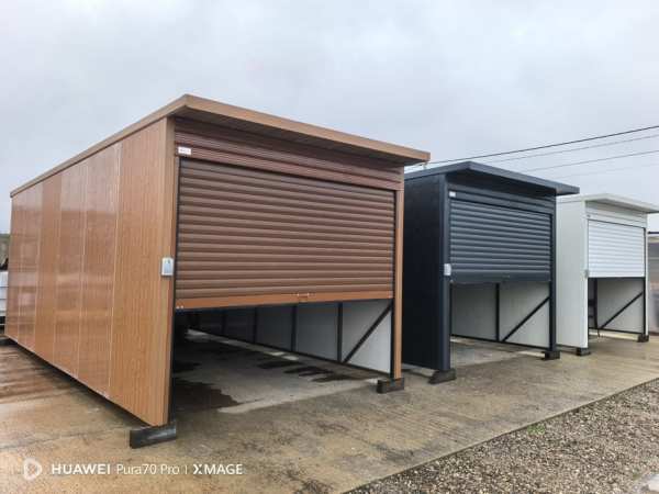 Гараж от термопанели