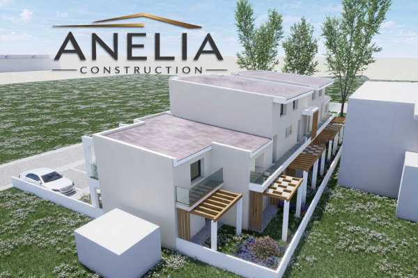 Къща с двор на 300 м от морето – нов комплекс в Ставрос, Гърция