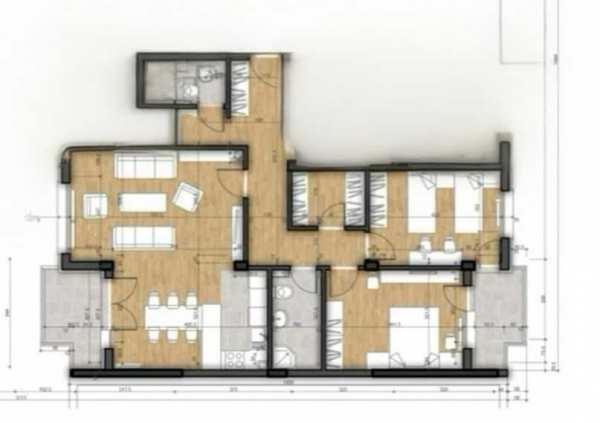 тристаен апартамент в кв. Левски В ново строителство