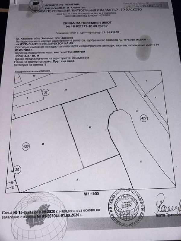 Продава се земя в гр. Хасково. Идимирли