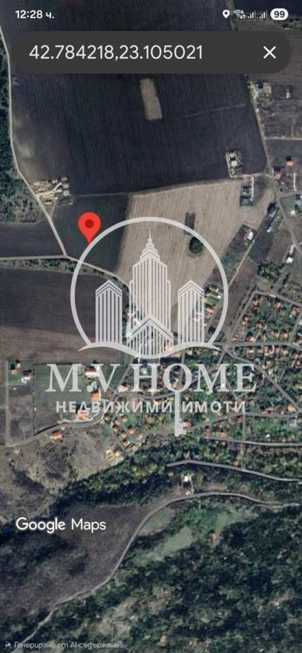 Продава парцел, с. хераково, област софия област
