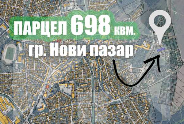 Продава парцел, гр. нови пазар, област шумен