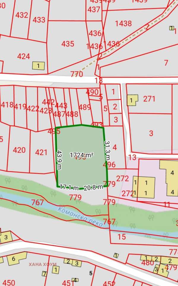 Продава парцел, с. калейца, област ловеч