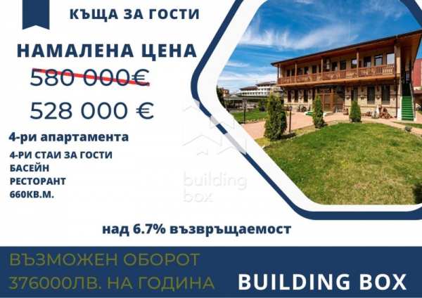 Продава хотел, гр. брацигово, област пазарджик