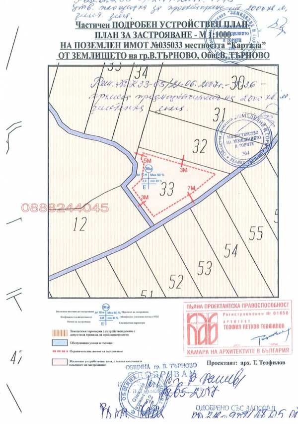 Продава парцел, гр. велико търново, картала