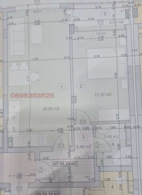 Продава  2-стаен град Пазарджик, Устрем
      62 кв.м