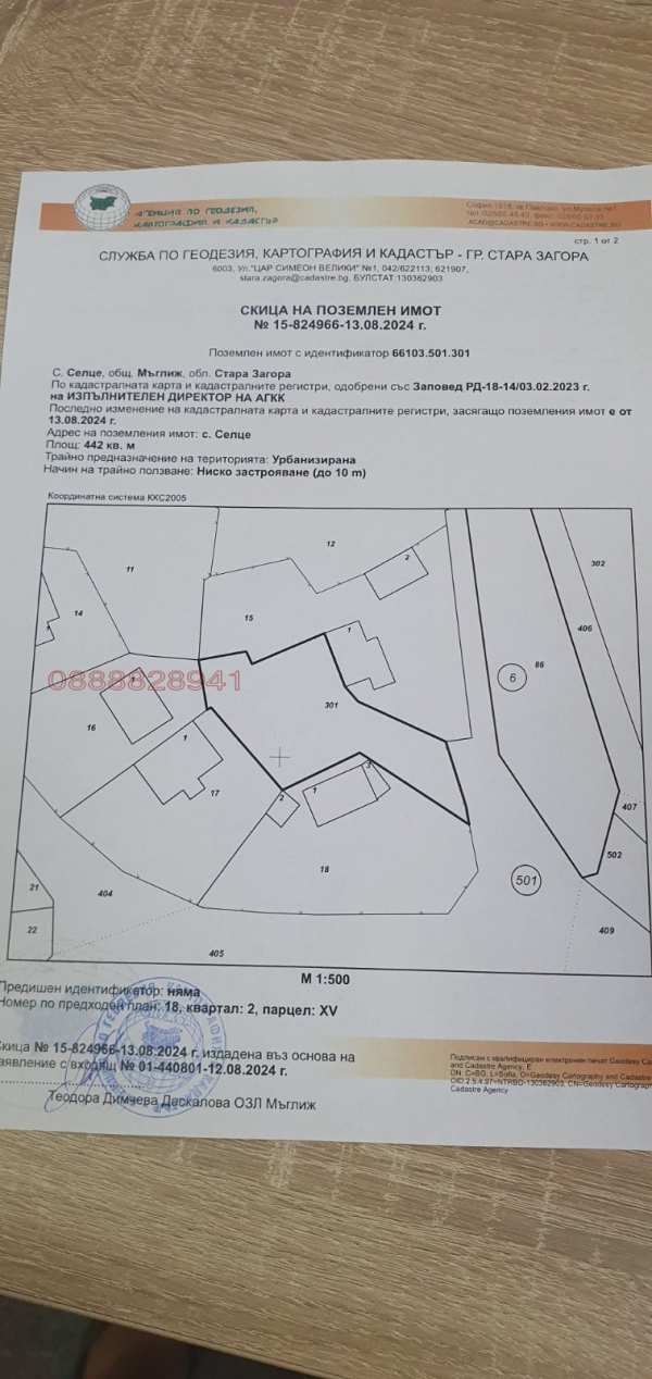 Продава парцел, с. селце, област стара загора