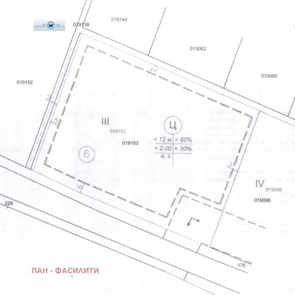 Продава парцел, гр. божурище, област софия област