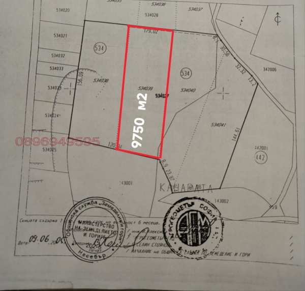 Продава земеделска земя, гр. обзор, област бургас