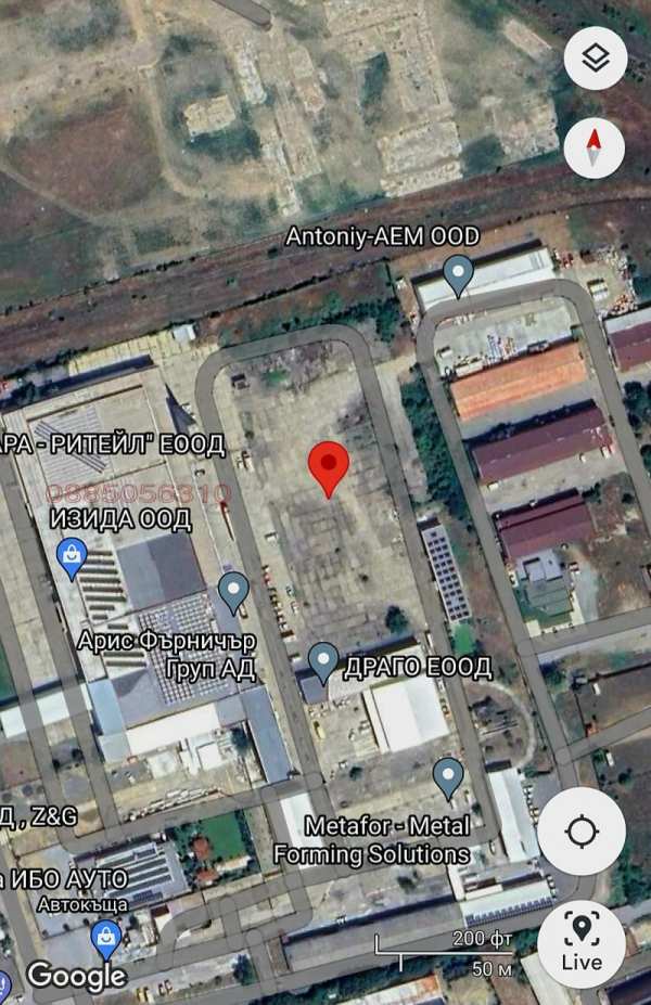 Продава парцел, гр. сливен, промишлена зона