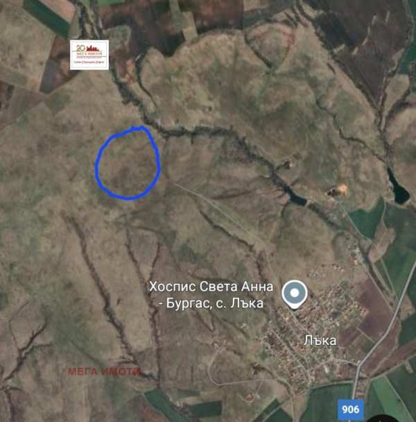 Продава парцел, с. лъка, област бургас