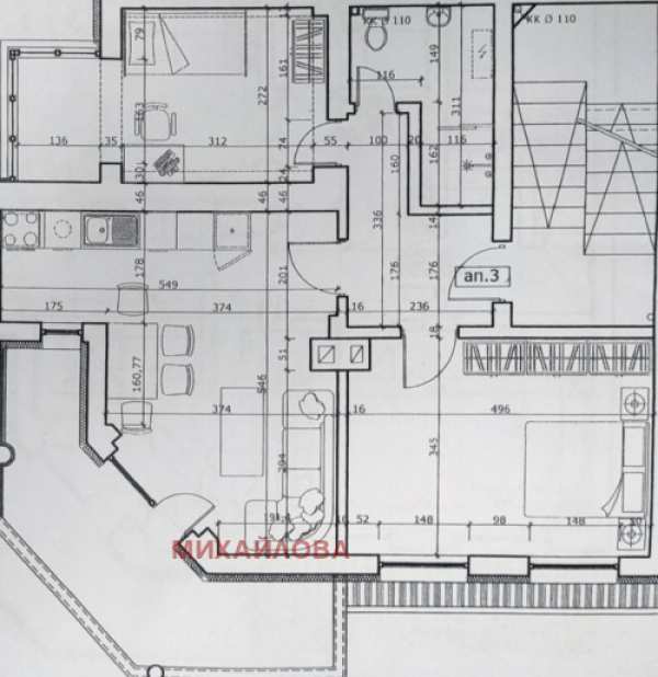 Продава 3-стаен, гр. стара загора, казански - изток