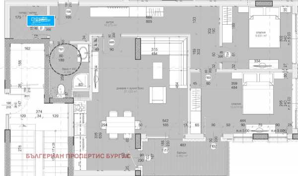 Продава 3-стаен, гр. бургас, област бургас