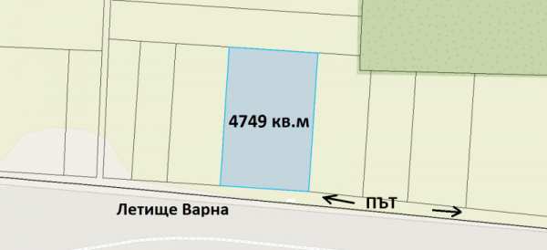 Продава парцел, гр. аксаково, област варна