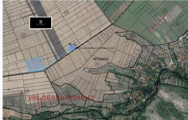 Продава парцел, с. храбърско, област софия област