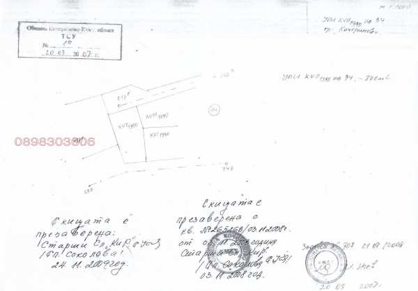 Продава парцел, гр. кочериново, област кюстендил