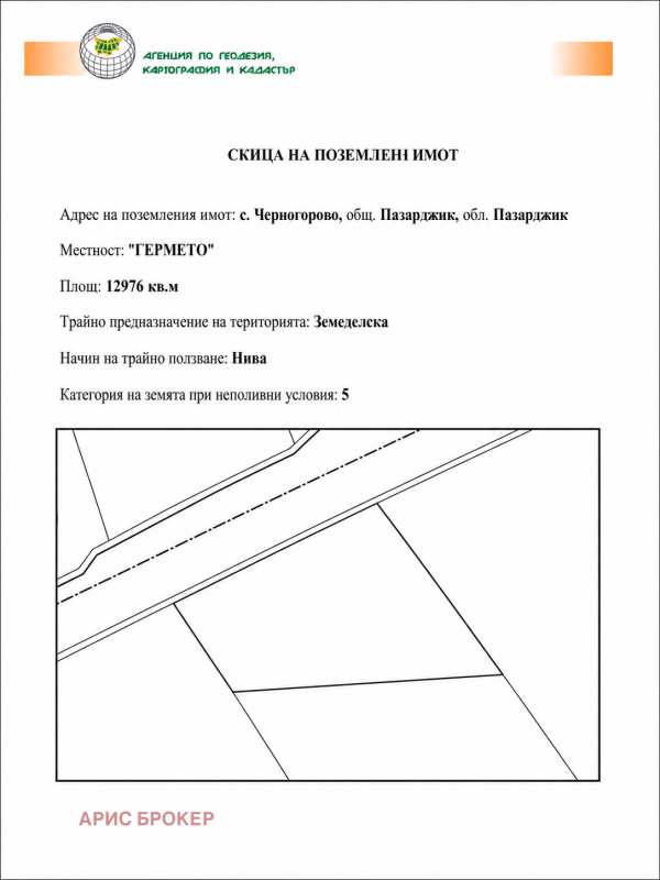 Продава земеделска земя, гр. пазарджик, област пазарджик