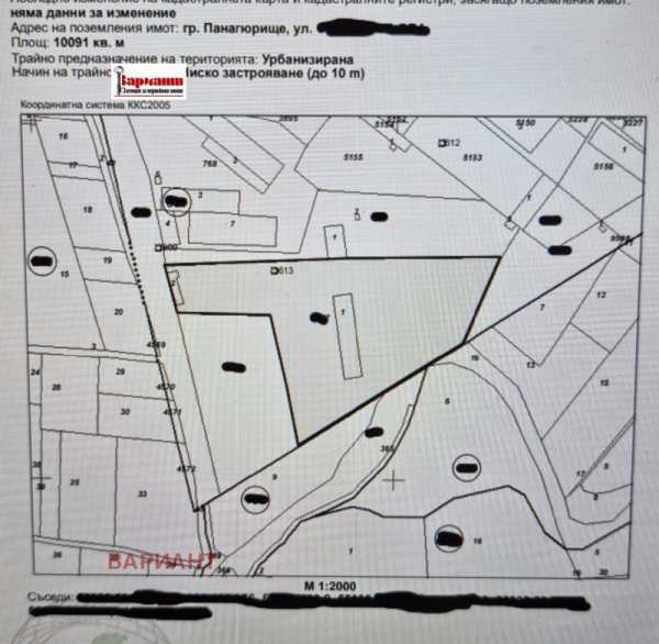 Продава парцел, гр. панагюрище, област пазарджик
