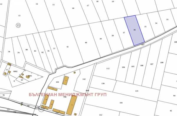 Продава парцел, с. петърч, област софия област