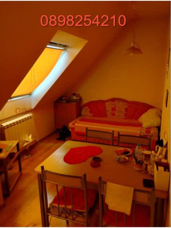 Дава под наем ателие, таван, гр. софия, гоце делчев