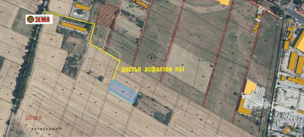 Продава парцел, гр. пазарджик, запад