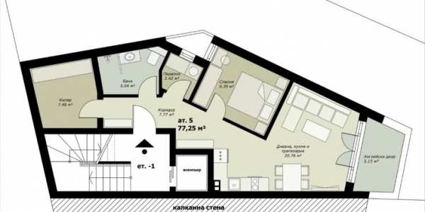 Продава ателие, таван, гр. варна, гръцка махала