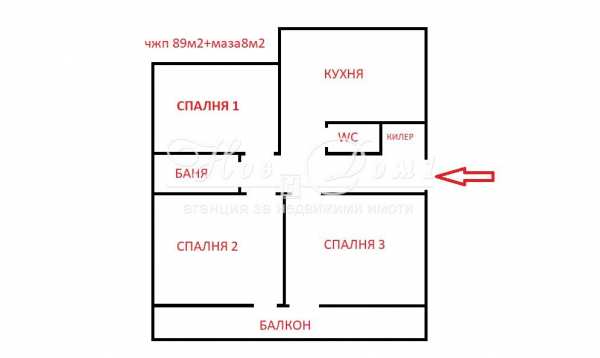 Продава 4-стаен, гр. варна, владислав варненчик 1