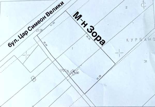 Продава парцел, гр. стара загора, железник - център