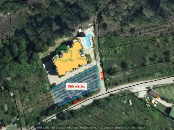 Продава парцел, гр. обзор, област бургас