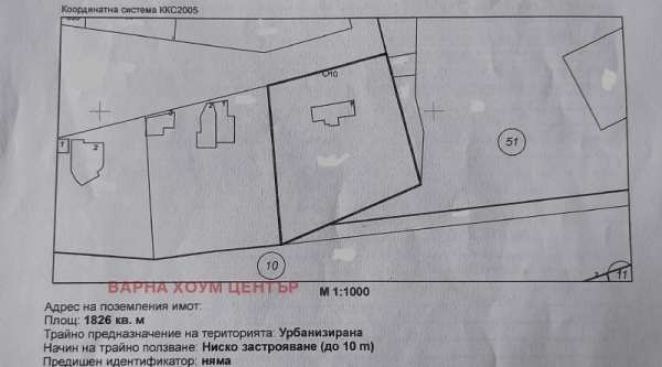 Продава парцел, с. кичево, област варна